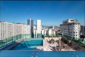 Studio completo com ar condicionado e piscina no centro do rio